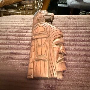 Vintage Ted Brown Wood carved make